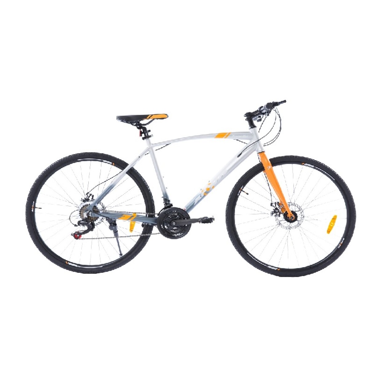 Bicicleta Zanella NOVA T 2.10 Rod 28" Gris c/amarillo 