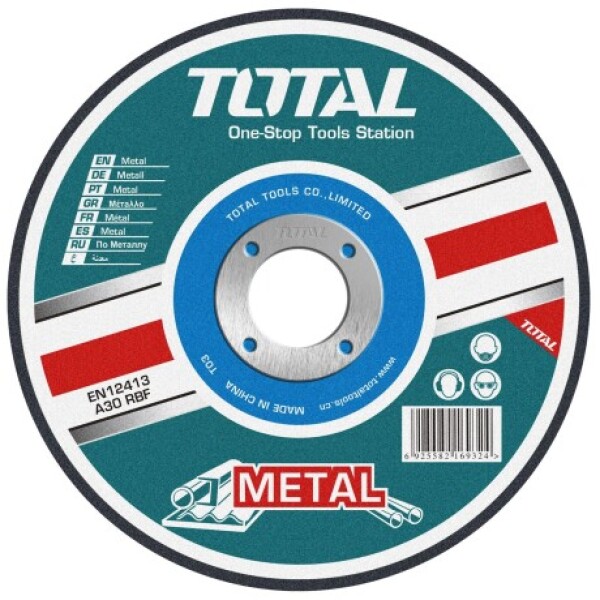 Disco de Corte Metal para Amoladora 9" 1.6mm Total Disco de Corte Metal para Amoladora 9" 1.6mm Total