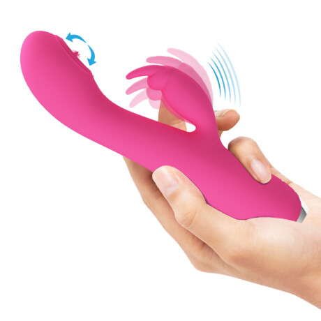 Vibrador Rabbit Estimulador Lengua Rachel Pretty Love Rosa