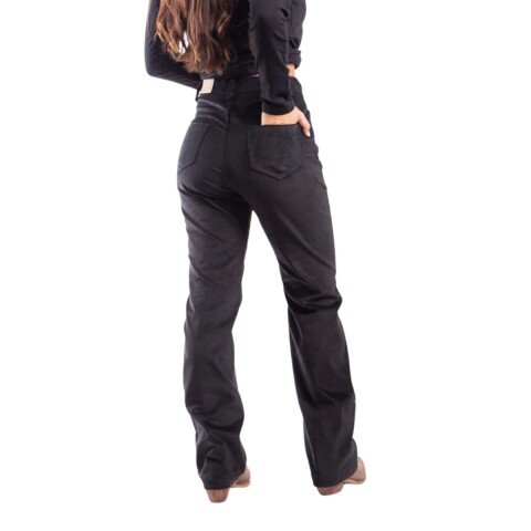 PANTALON PANA S-XXL NEGRO