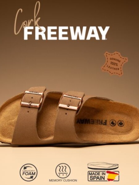 SANDALIA FREE WAY CORK CAMURCAO T
