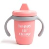 Vasito Silicona Antiderrame 3 en 1 Happy lil thang