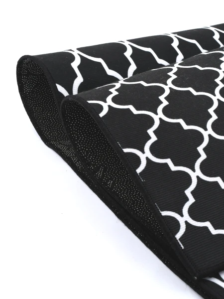 ALFOMBRA SET X 2 NEGRO