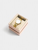 Reloj Dorado Con Pulsera De Acero Inoxidable dorado