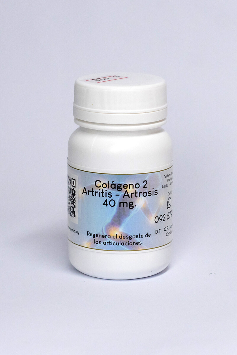 Colágeno tipo 2 40mg · 30 caps 