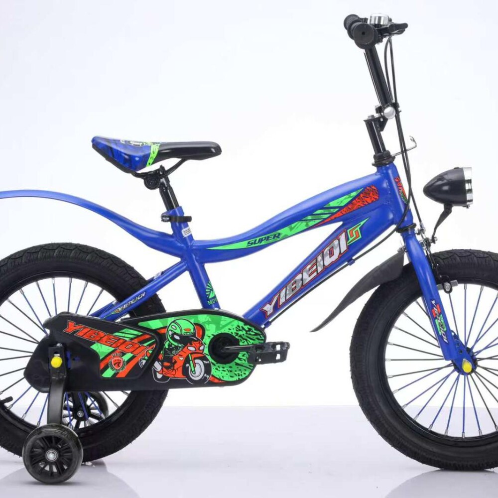 Bicicleta Fly Rodado 20 Rueditas Timbre Y Luz Azul