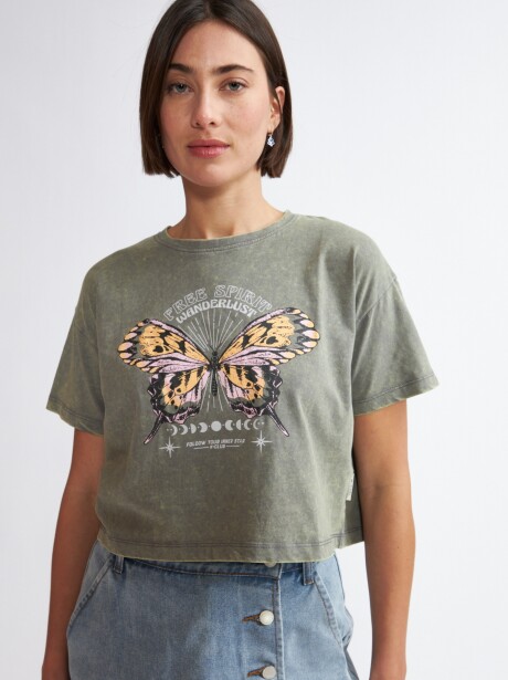 REMERA TOMILLO GRIS