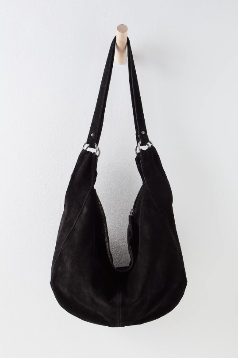 Bolso Roma Gamuza Negro