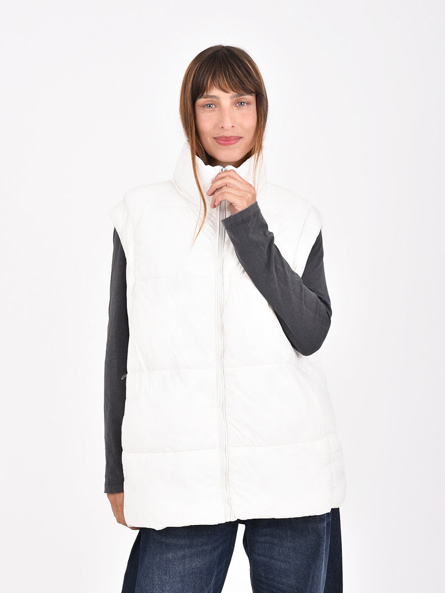 CHALECO OLIVIA - CREMA 