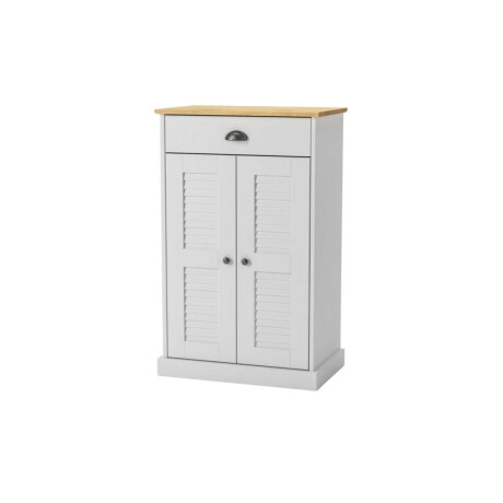 Zapatera 2 Puertas 1 Cajion Li­nea Valenciana Blanco
