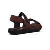 Country Sandalia Hombre Dos Tiras Con Velkro Y Pulsera Castaño
