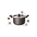 OLLA PASTERA CUORI PRESTO 6,5 LITROS NEGRO