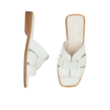 SANDALIAS VENET - CUERO GRANGER BLANCO