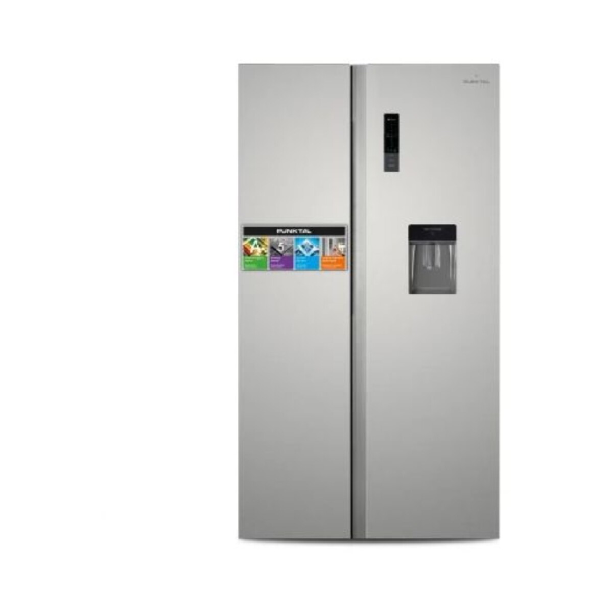 REFRIGERADOR FRIO SECO 525L. 2 PUERTAS VERTICALES - DISP. - INVERTER - acero inoxidable 