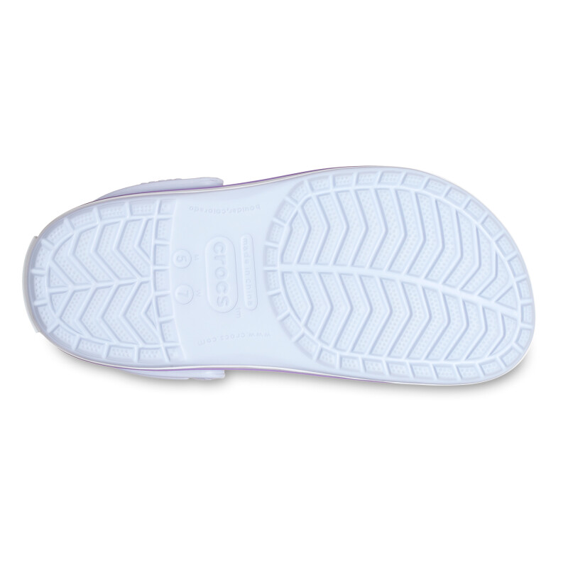Zueco de Mujer Crocs Band c/tira Atras Lila