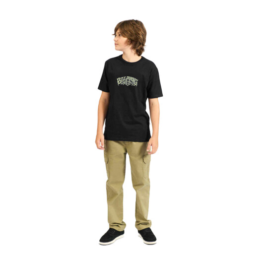 Remera Billabong Alternative Tee Niño - Negro Remera Billabong Alternative Tee Niño - Negro