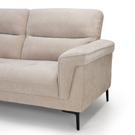 Rinconera Avalon - Tela Microfibra - Chaise Izquierdo 6686-4 Beige