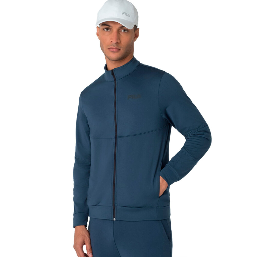 Fila campera masculina performa slim zip - azul marino Marino