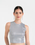 Aros Colgantes Largos Con strass Aros Con Strass - Plateado