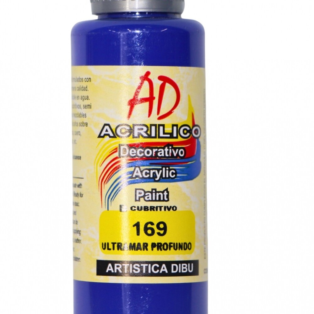 PINTURA ACRILICA ARTISTICA DIBU 60 ML. DIFERENTES COLORES COLOR ULTRAMAR PROFUNDO 169