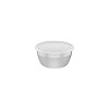Recipiente redondo Freezinox de acero inoxidable con tapa plástica de 0,3 l y 9 cm Tramontina 61222/090 Recipiente redondo Freezinox de acero inoxidable con tapa plástica de 0,3 l y 9 cm Tramontina 61222/090