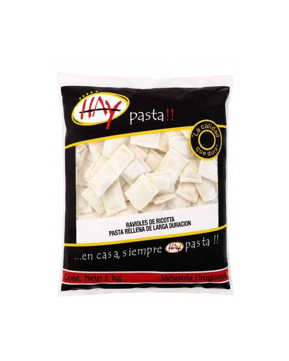 RAVIOLES DE RICOTTA 1KG HAY PASTA!! 