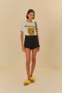 SHORT DENIM Negro