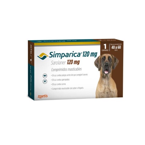 SIMPARICA 40 A 60 Kg (caja 1 comprimido) Simparica 40 A 60 Kg (caja 1 Comprimido)