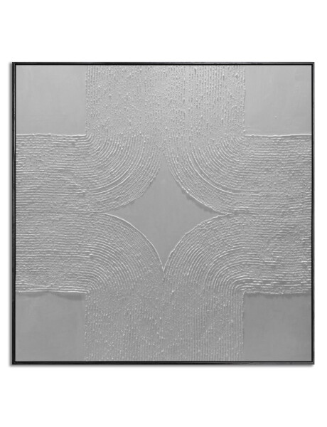 CUADRO CANVAS 80x80cm MARCO PINTURA FORMAS 1 CUADRO CANVAS 80x80cm MARCO PINTURA FORMAS 1