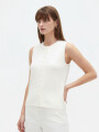 Musculosa Laema Marfil / Off White