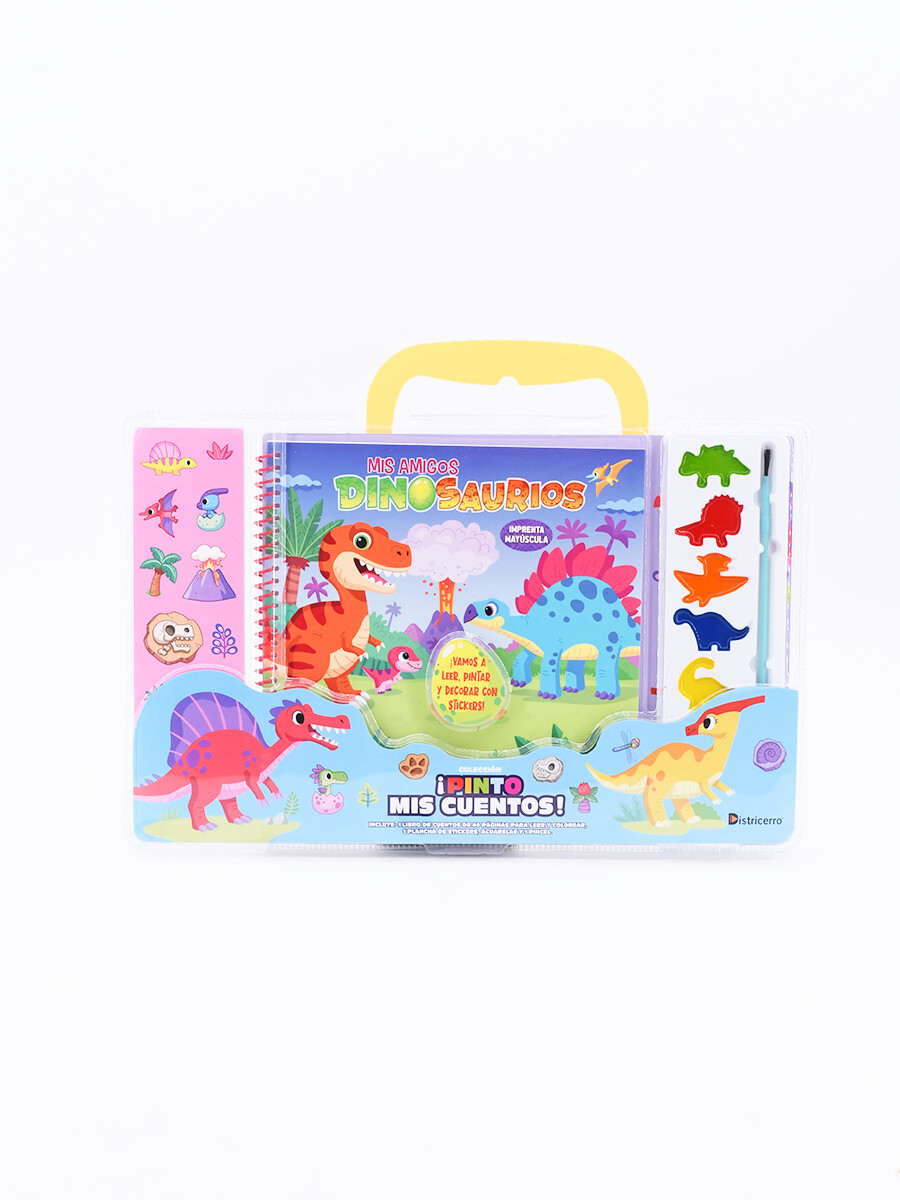 PINTO MIS CUENTOS DINOSAURIOS - MULTICOLOR 