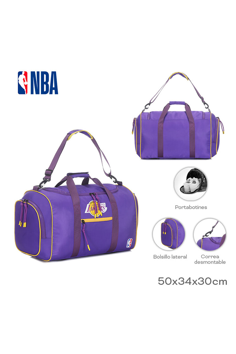 Bolso Los Angeles Lakers NBA Violeta