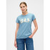 V-FRNCH SS LOGO CLSSC TEE FA25 BLUE STONE