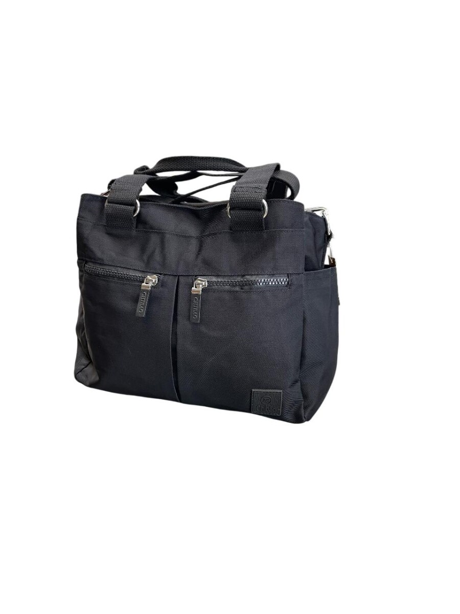 Cartera microfibra - Negro 