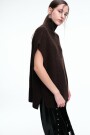 CHALECO PONCHO Marron