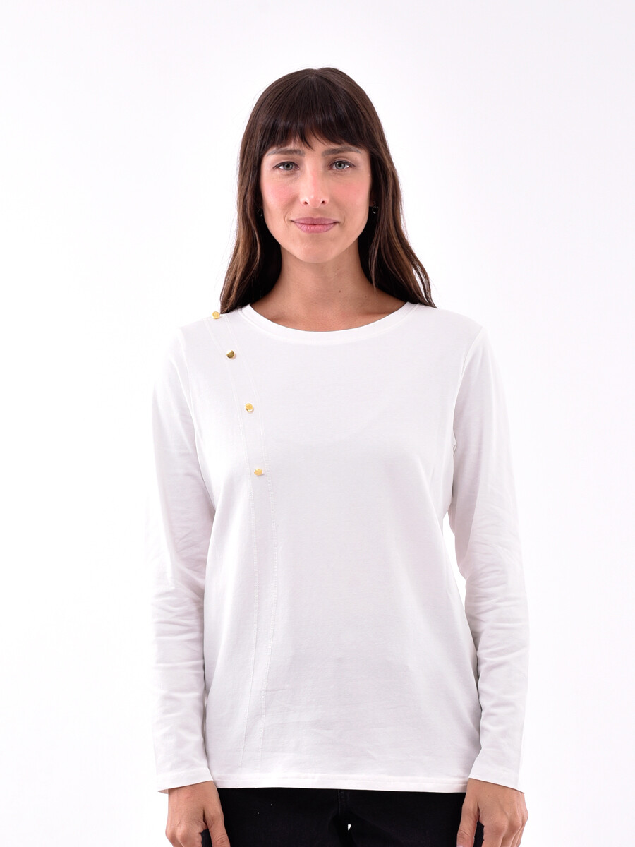 REMERA MAHALO - OFF WHITE 