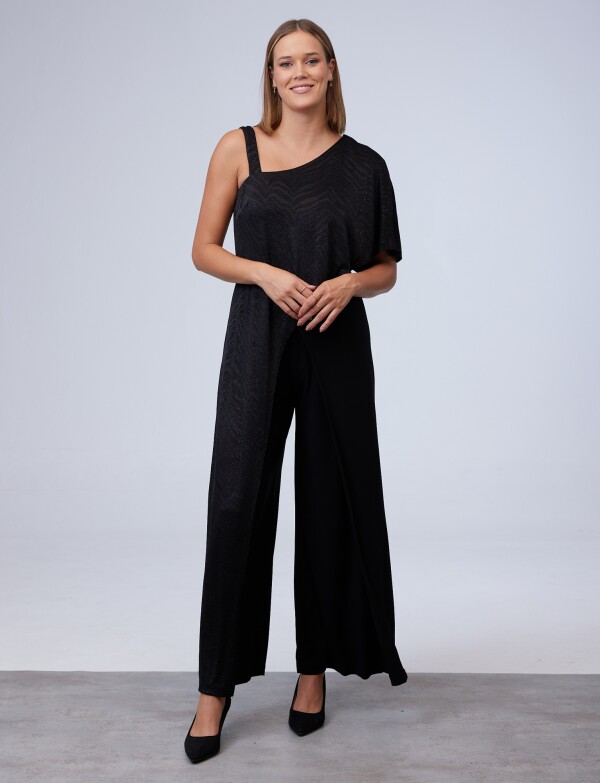 Enterito Overlay Lurex NEGRO