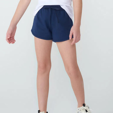 SHORTS FEM AZUL OSCURO
