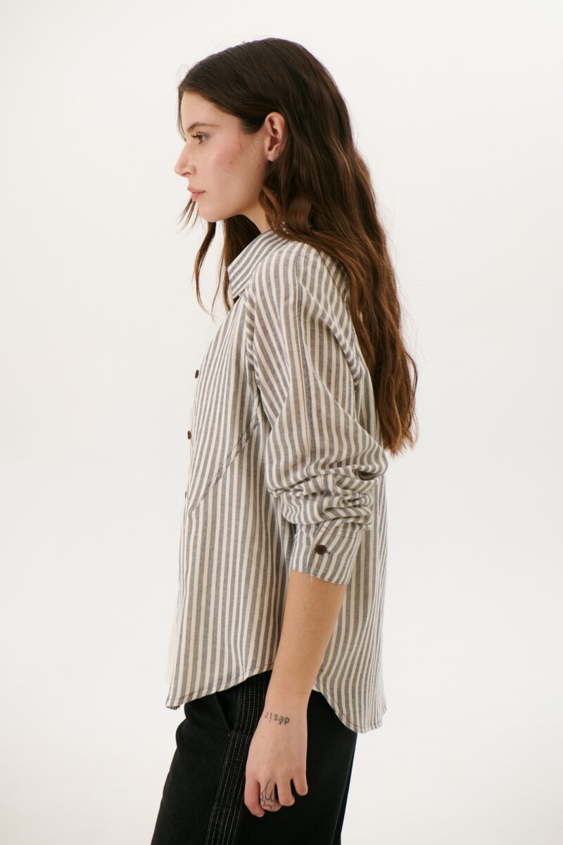 CAMISA BRUNA NEGRO