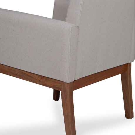 Butaca Claudia - Tela Rústica 290-G2 (Beige)