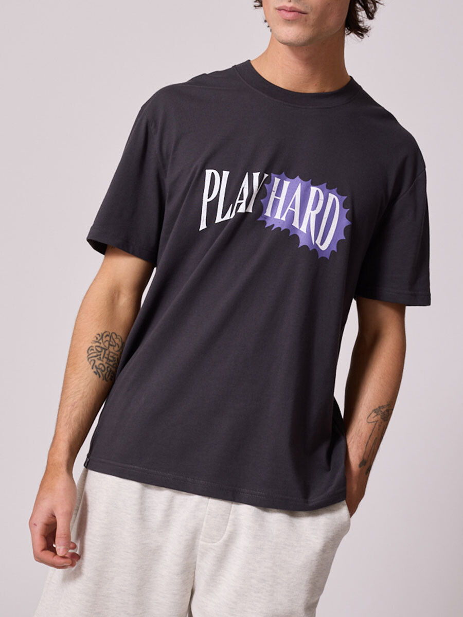 T-SHIRT DUBIR DIXIE - Gris Oscuro 