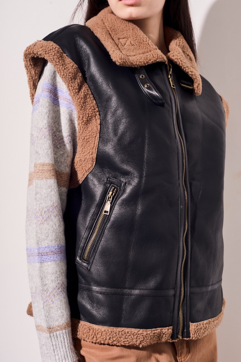 Chaleco Gamulan Negro