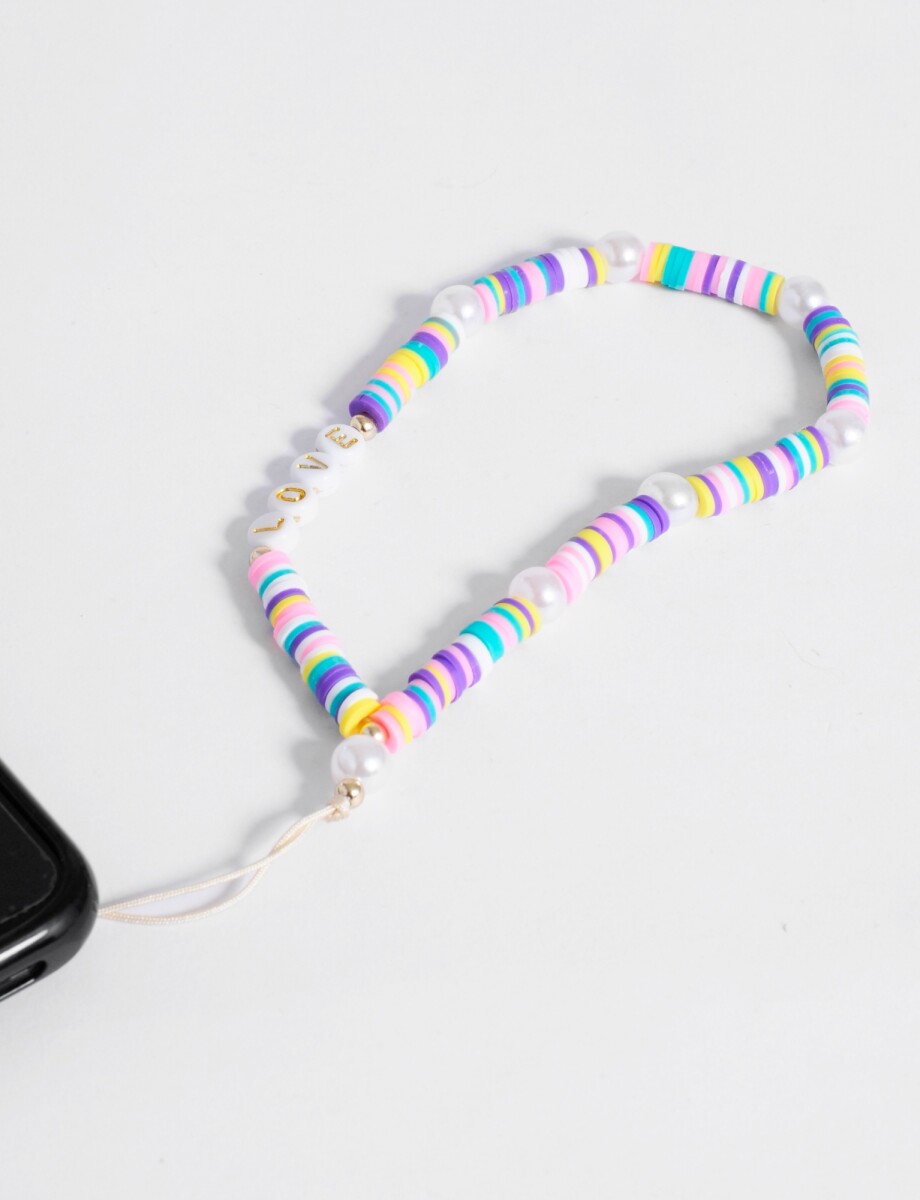 String para case perlas - multicolor 