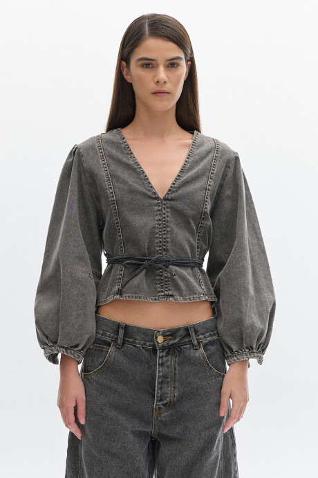 Blusa Holden Washed Stone