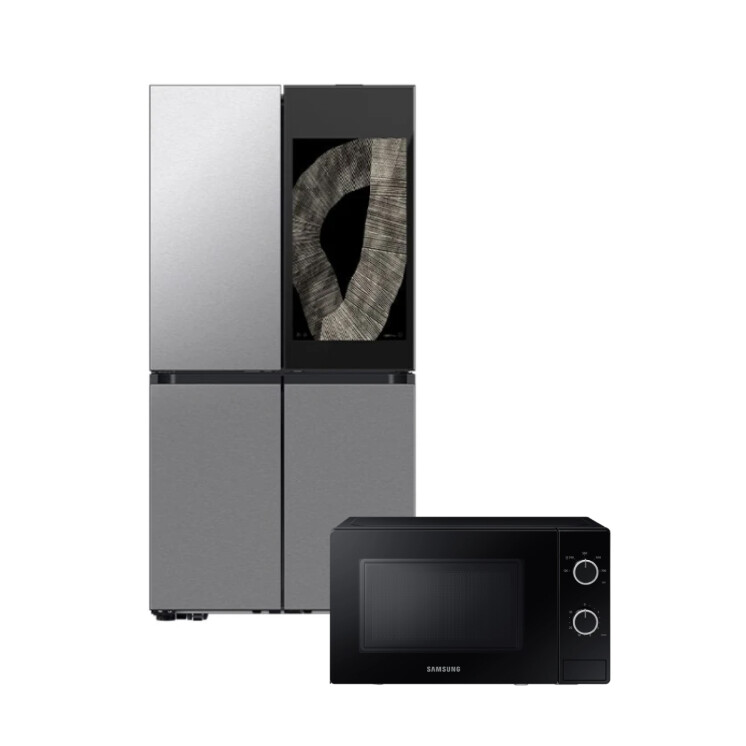 Heladera Samsung Bespoke AI Family Hub 699L FDR + Microondas Samsung 20 Lts ¡De Regalo! Heladera Samsung Bespoke AI Family Hub 699L FDR + Microondas Samsung 20 Lts ¡De Regalo!