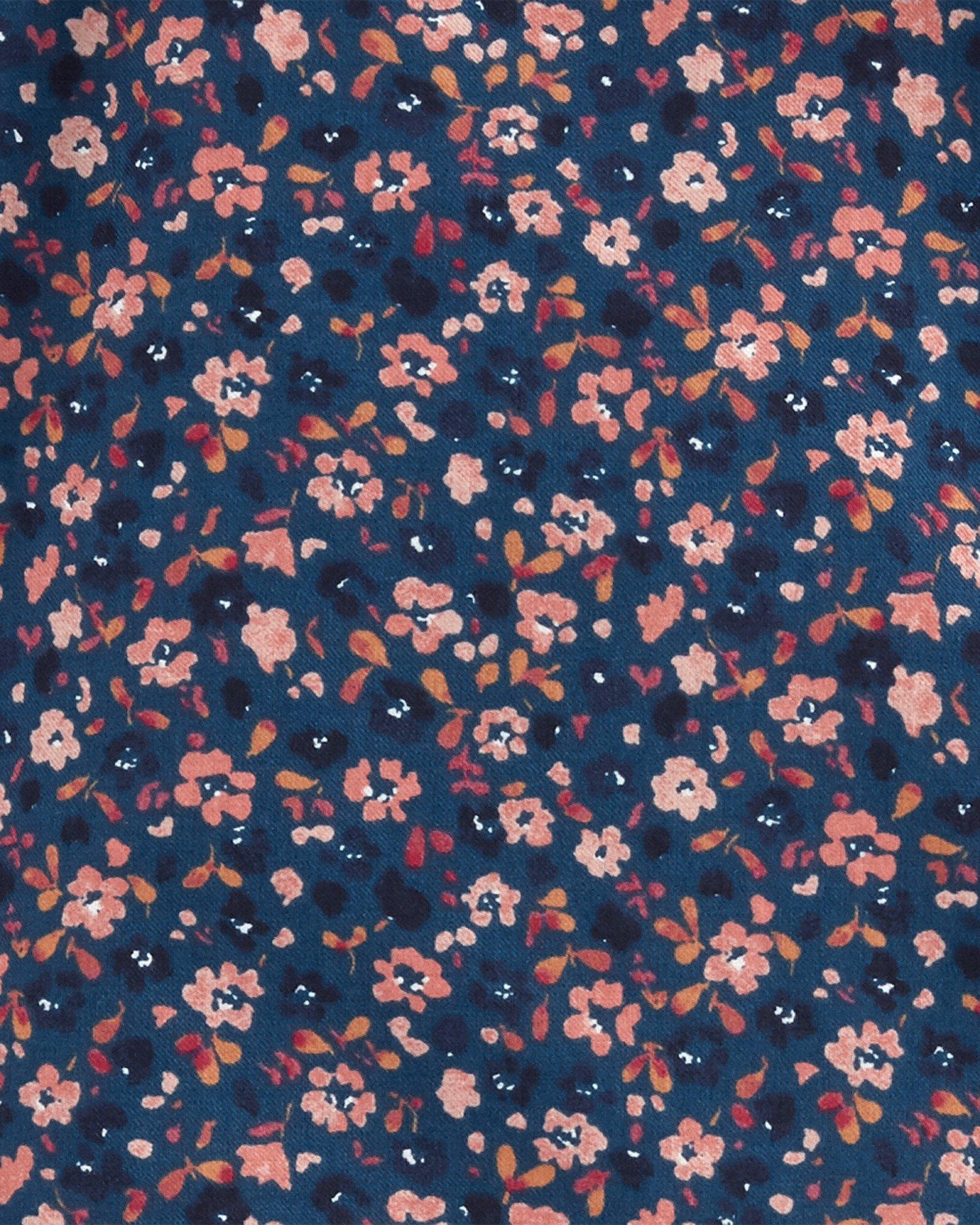 Set dos piezas calza y blusa floral de algodón Sin color