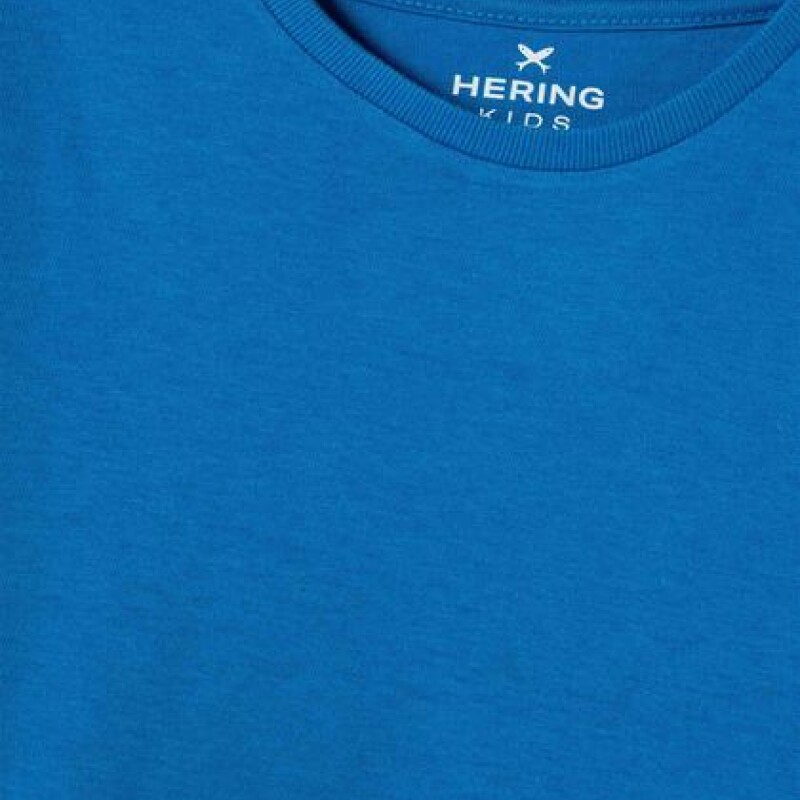 CAMISETA MM MASC AZUL CARIBE/CHUMBO/BLANCO