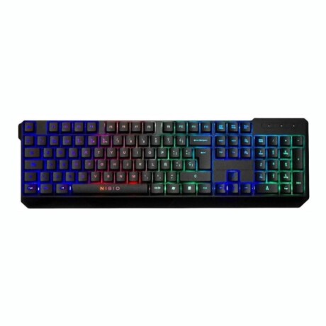 Teclado Gaming NIBIO K200 Wired Retroiluminado Español - Black Teclado Gaming NIBIO K200 Wired Retroiluminado Español - Black