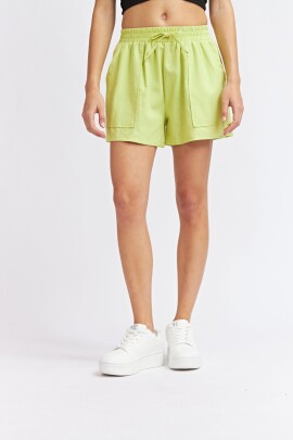 SHORT FLOR VERDE LIMA