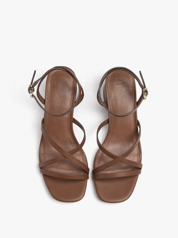 Sandalias Tacón High Heel Sandals camel
